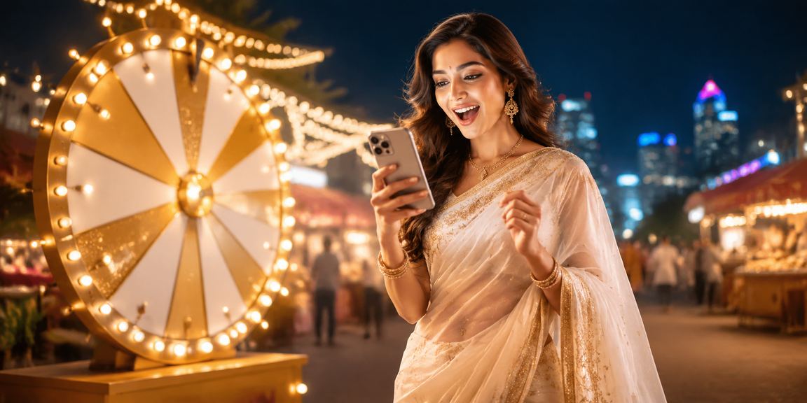 Responsible gaming concept with roulette in Pune city background